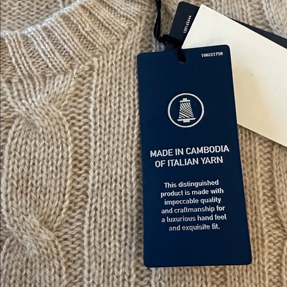 Polo Ralph Lauren cashmere men's Cable Knit Crewneck Sweater - Picture 4 of 5